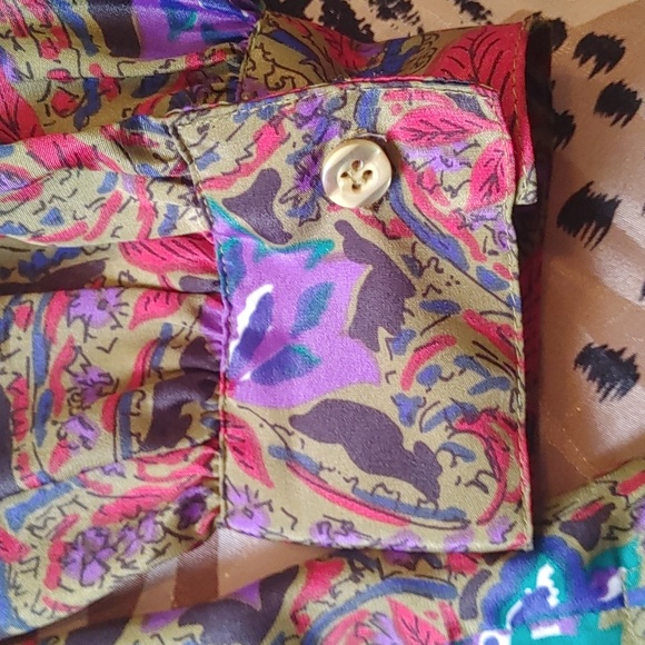 Vintage Elite International Blouse Sz 16 - Picture 3 of 6